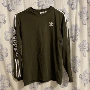 Adidas 3 stripes long sleeve shirt
